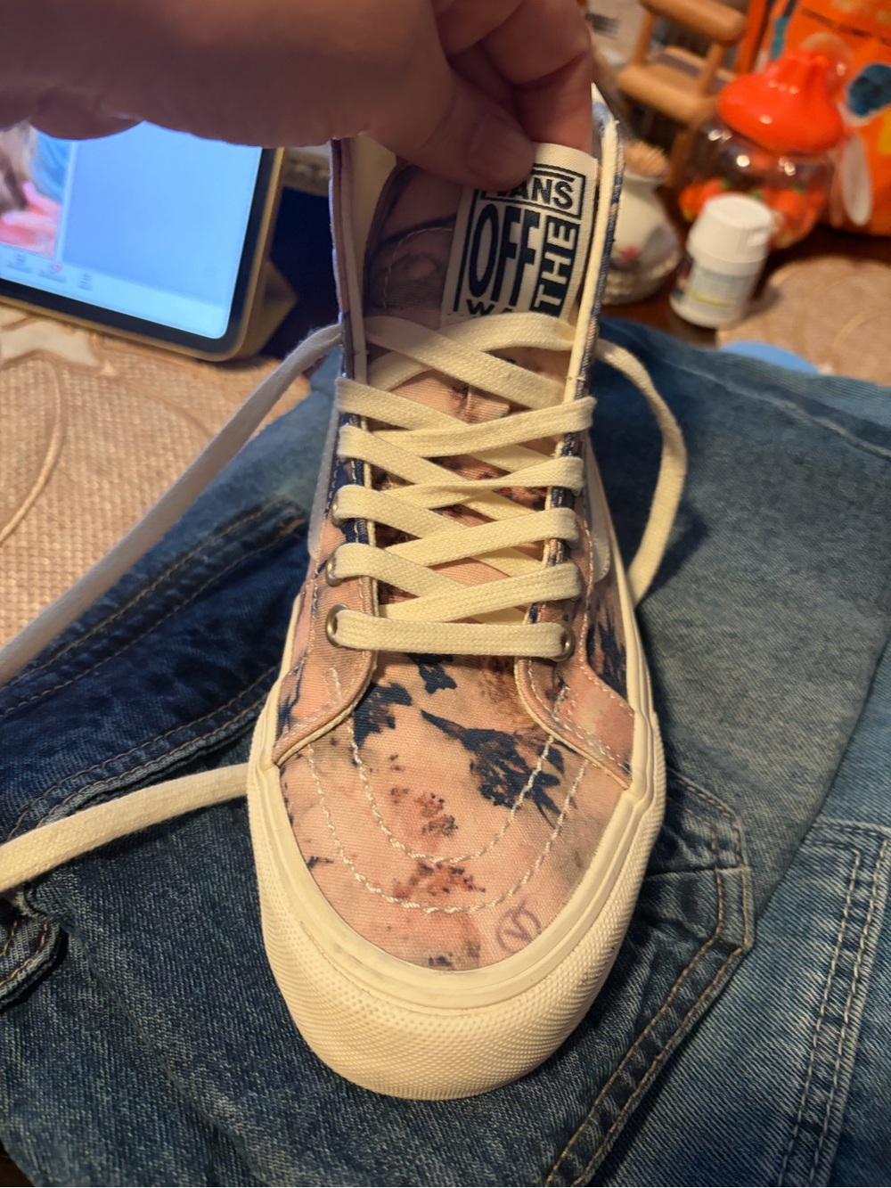 Vans Floral Canvas Sneakers